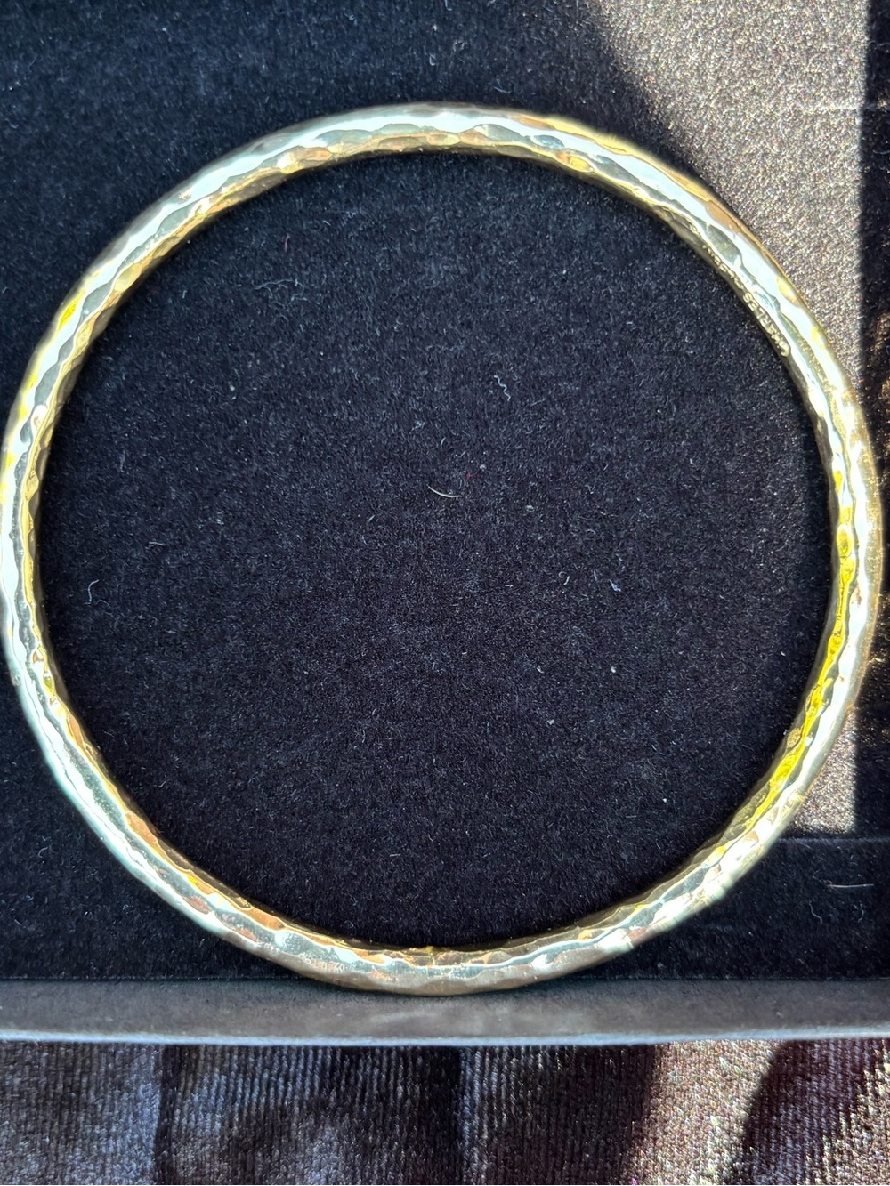 Charles Albert Hammered Gold Alchemia Bangle Bracelet